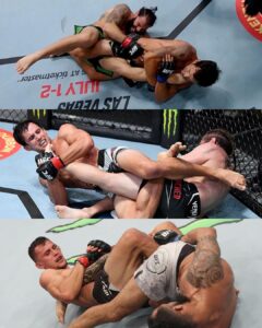 Claudio Puelles Instagram - Claudio Puelles has 3️⃣ kneebar submissions in 6️⃣ UFC fights 🤯 #UFCVegas52
