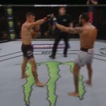 Claudio Puelles Instagram – Un día como hoy, hace 5 años…
Tremendo recuerdo de mi primera victoria oficial en @ufc. 

Gracias @ivanibericopitbull @ki_f_g @tanofernandezbjj por estar en mi esquina en una noche tan memorable y también mil gracias a todos los compatriotas que me hicieron sentir como local. 💪🇵🇪
.
.
.
.
.
#ClaudioPuelles #PrinceOfPeru #arribaperu #UFC #MMA #UFCChile #onthisday #kneebar Movistar Arena