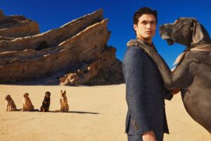 Cole Sprouse Instagram - First, it was @melton birthday yesterday, so every one please say happy birthday to this slab of A5 wagyu beef. Second, he and I have been wanting to do this shoot with a bunch of dogs for a loooong time, and in honor of his incredible performance and dedication in #maydecember , what better time to show him as the leading man (🐕) I know him to be. So proud of you brother. Thanks to @netflixqueue and the team that helped us wrangle the pups. I’ll be posting more this week so keep an 👁️ out. Styling: @samanthamcmillen_stylist Grooming: @hairbycandicebirns First assist: @projectpatricio Prod: @photobombproduction