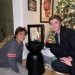Colin Ford Instagram - Wishing you all a Merry Christmas 🎄🎁 Feeling very blessed this year while looking through this holiday photo dump and looking forward to what next year brings. Swipe to see Santa struggle to get his suit on 😂