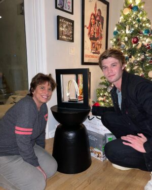 Colin Ford Instagram - Wishing you all a Merry Christmas 🎄🎁 Feeling very blessed this year while looking through this holiday photo dump and looking forward to what next year brings. Swipe to see Santa struggle to get his suit on 😂