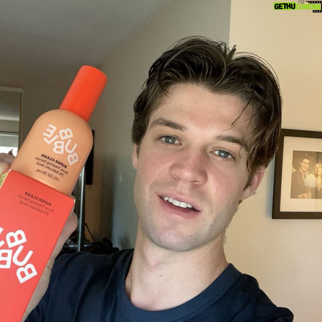 Colin Ford Instagram - Got a new @BUBBLE product family member! Super Clear #SuperClearHaveNoFear #BubbleSkincare. Head to the link in my bio for 10% off with code: Colin10
