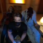 Colin Ford Instagram – The one time red eye comes in handy is for Horror Nights 🔪 thanks for having us this week @unistudios @horrornights 🩸 👻 Universal Studios Hollywood