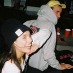 Connar Franklin Instagram – 1. our first married nye 2024
2. our first timing hanging nye weekend 2017
3 & 4. our first new years kiss 
5. our last nye getting engaged 
my favorite holiday since 2017 bc i get to do another year with you. ily @aaroncarpenter ❤️