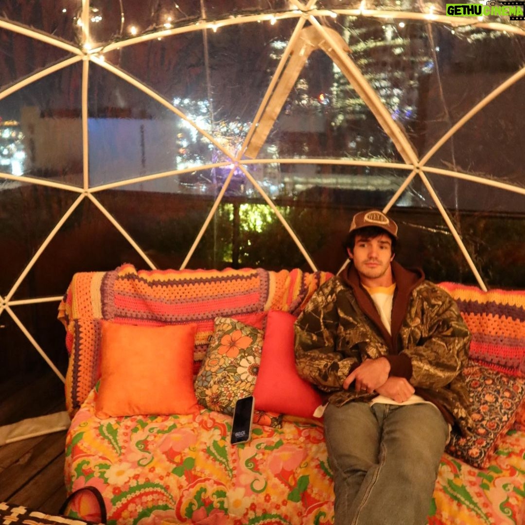 Connar Franklin Instagram - thank you @bobbyhotel for the coziest, most magical, igloo filled, sweetest weekend in our favorite city…. there is no where like @bobbyhotel — nothing beats the staff, service, and vibes. our home away from home, we miss camp bobby already⛺️🤎🎸 #bobbynashville #bobbyhotelpartner