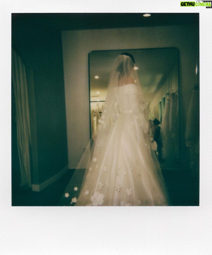Connar Franklin Instagram - This from my first dress fitting shot by @huntermoreno 🥹 Stepping into @loho_bride felt like entering a fairytale. From the moment I walked in, @christynbaird & their team made every step of finding my dream dresses feel enchantingly effortless.. ✨💍( I had the @daniellefrankelstudio dresses on my Pinterest board for years, and I fell in love with the @eliesaabworld veil & instantly.)