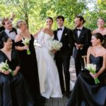 Connar Franklin Instagram – thank you @verawangbride for creating the most beautiful & stunning custom black dresses for my girls – i wanted the drama & every single dress was truly stunning. they had these made in such a short turn around & wanted to make sure every girl felt beautiful. It was an honor to have you apart of our special day.

thank you @makeupkarly & @kristenfarrah_makeup for creating the most beautiful make up looks for my girls. thank you @flawlessairbrush +
@alyaugustinehair for bringing my (very particular😂)slicked back bun vision to life. all of your talent + their beauty = magic.

thank you @isabelalysa & @dolceglow for flying to asheville and giving us all sprays the night before and she gave us all the lil goodie bags🥹 no one gives a glow like you, i love you! 

thank you @beinspiredpr for bringing this entire bridesmaids vision to life!!! @leilaklewis + clara you guys blow me away. Biltmore Estate
