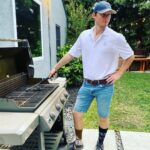Connor Weil Instagram – This is your typical backyard dad reminding you to always clean your grill properly and to stay safe out there tonight. #happyhalloween
