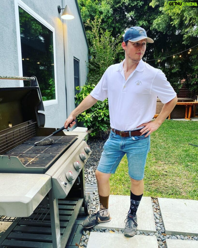 Connor Weil Instagram - This is your typical backyard dad reminding you to always clean your grill properly and to stay safe out there tonight. #happyhalloween