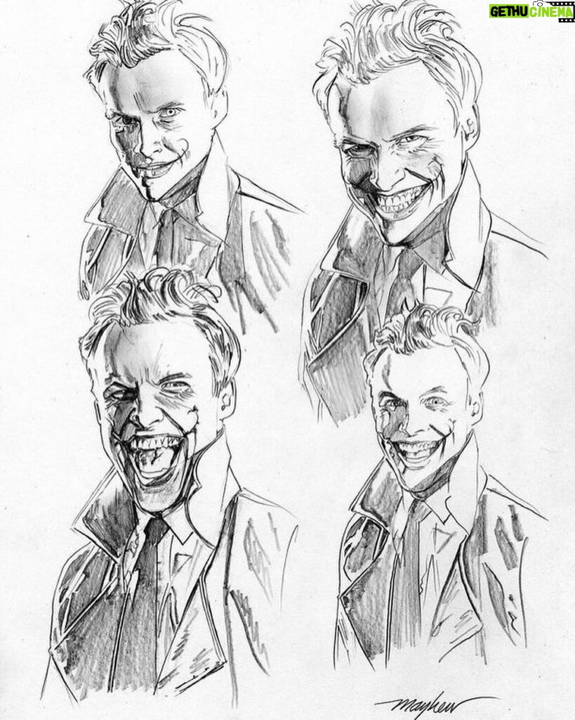 Connor Weil Instagram - Reposting from @mikemayhewstudio. It was an honor to pose for Mike’s version of #thejoker. From childhood to first kill to serial killer, the emotion and movement Mike was able to bring out in the images gets me every time. #joker #comics #model #notjoking