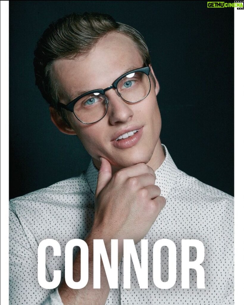 Connor Weil Instagram - #throwback to my shoot with Afterglow Magazine. #eyewear 🤓 #press