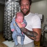 Conor McGregor Instagram - Another chunky healthy boy into the world. Dee you are my hero ❤️🙏
