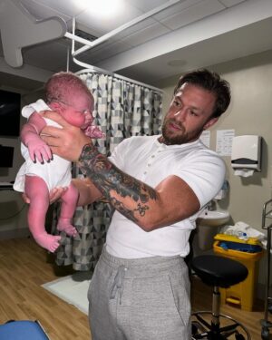 Conor McGregor Instagram - Another chunky healthy boy into the world. Dee you are my hero ❤️🙏