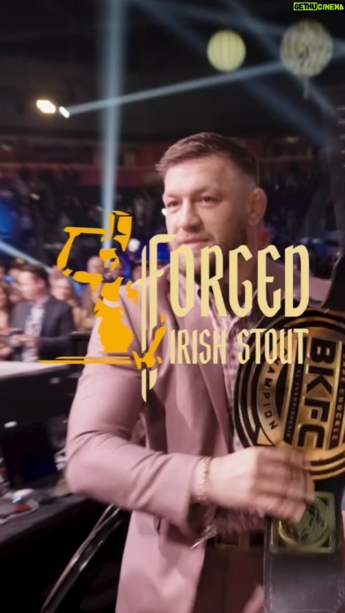 Conor McGregor Instagram - It's official!! Forged Irish Stout, the world's creamiest stout is the official partner of @bareknucklefc for 2024! The Fastest Growing, Creamiest Stout In The World 🌎, Teams Up With The Fastest Growing Combat Sport On The Planet! 🖤🤍 The Forged Army Is Growing! 🪖 #NotHereToTakePart #FRGDstout #BKFC 👊