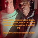 Craig Shoemaker Instagram - We were laughing about the old days, when the venue was part of a strip club, owned by “the Jewish Nazi.” Guess what we were paid. #davechappelle #standupcomedy #goat #funnyaf Ohio,USA