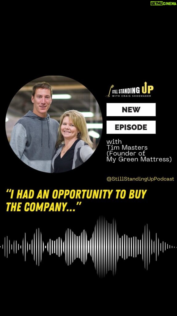 Craig Shoemaker Instagram - Wait till the end 😂 @stillstandinguppodcast This was a great moment from our episode with @mygreenmattress (full episode in my bio)🎙️📺 and something I’m curious to ask you…. What was YOUR turn around moment? How has it shaped you since? 🤔 let me know in the comments! #podcast #selfimprovement #entrepreneurs #entrepreneurship #familyowned #growthmindset