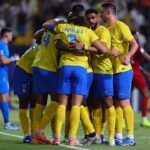 Cristiano Ronaldo Instagram - Special night in Riyadh - 3 wins out of 3 - and top of the group!💛💙 #ACL Happy 68 years to @alnassr 🙌🏻