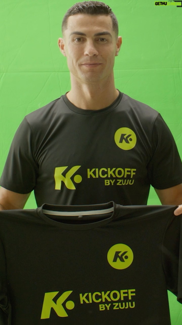 Cristiano Ronaldo Instagram - More fun with @kickoffbyzuju ! π Want to win the shirt Iβm wearing? Follow the steps below π π² Download and sign up for an account on the Kickoff by Zuju app β½οΈ Play the new Live Match Contest game βοΈ Receive an entry with every new level you reach (existing users will have their current number of levels applied) π Win the shirt I wore at our recent filming day! Tap the link in Kickoff by Zujuβs bio and my story to enter. πͺ #PlayEveryMoment