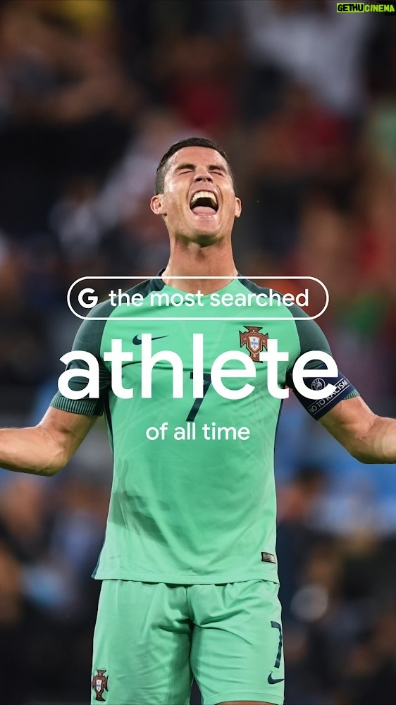 Cristiano Ronaldo Instagram - Grateful to be honored as the most searched athlete in @google history. Check out the film at g.co/25YearsinSearch. 🎯 #YearInSearch