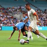 Cristiano Ronaldo Instagram – First game back for pre season! The hard work starts here!💪🏼
💛💙