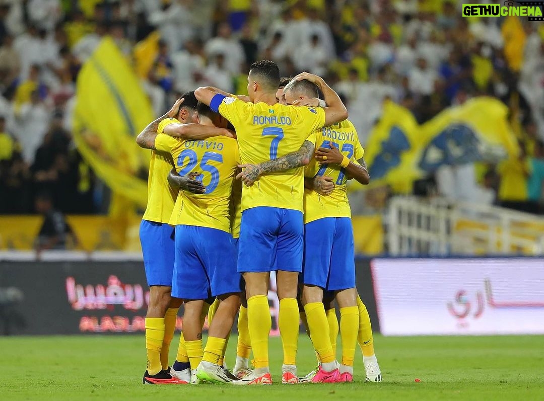 Cristiano Ronaldo Instagram - That winning feeling!💪🏼⚽️ @alnassr 💙💛