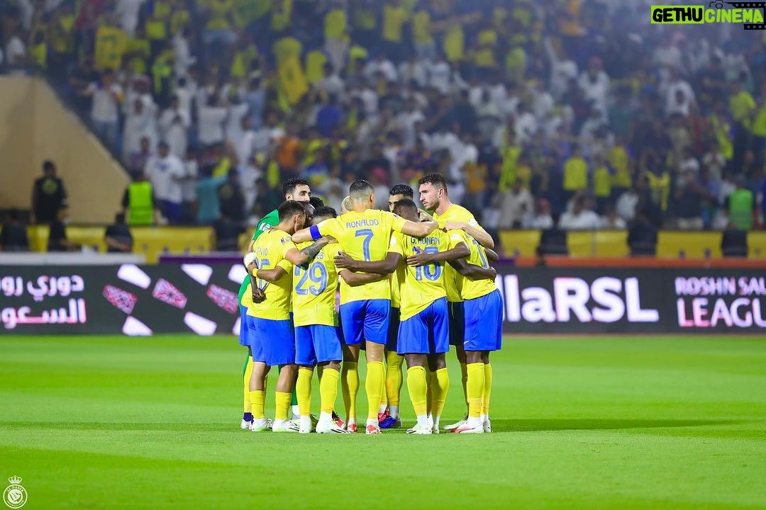 Cristiano Ronaldo Instagram - Another incredible team effort - letβs go @alnassr ππ