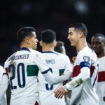 Cristiano Ronaldo Instagram - 9 vitórias seguidas! Seguimos focados!💪🏼🇵🇹 #vesteabandeira