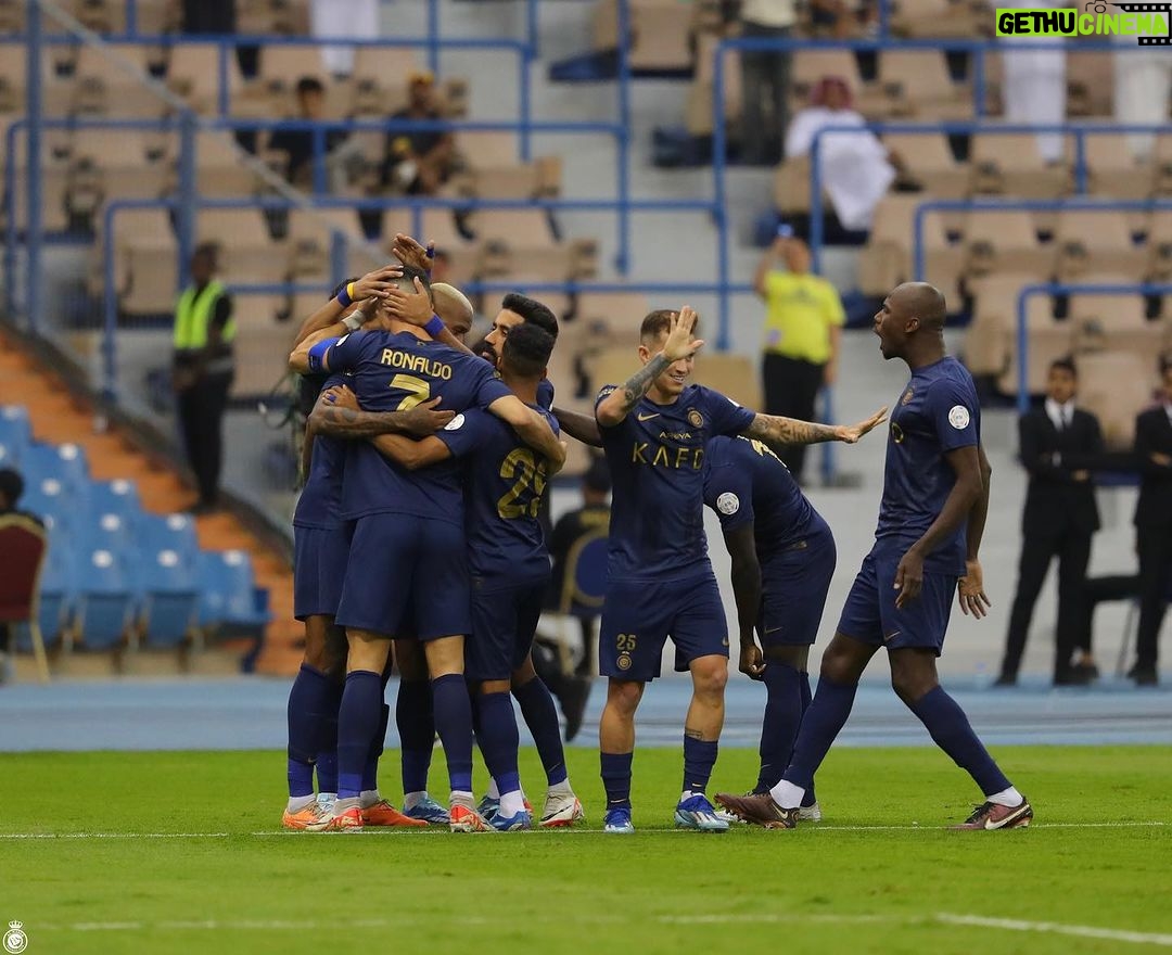 Cristiano Ronaldo Instagram - Another win, important we keep the momentum! Well done team!💪🏼 @alnassr 💛💙