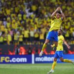 Cristiano Ronaldo Instagram - Special night in Riyadh - 3 wins out of 3 - and top of the group!💛💙 #ACL Happy 68 years to @alnassr 🙌🏻
