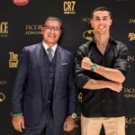 Cristiano Ronaldo Instagram - Throwback to my visit to the @jacobandco store in Riyad with my dear friend @jacobarabo. Wearing my Jacob & Co CR7 limited collection.