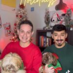 Cynthia Lee Fontaine Instagram - Mis Amores Happy Holidays and a Happy New year ! ¡Mis Amores Felices Fiestas y Próspero Año Nuevo ! #cucufamily #love #Diaz #Barrientos #Cuquito #Viago #rupaulsdragrace #gaycouple #shihtzu #FelizNavidad #merrychristmas #happyHolidays #fyp #viral