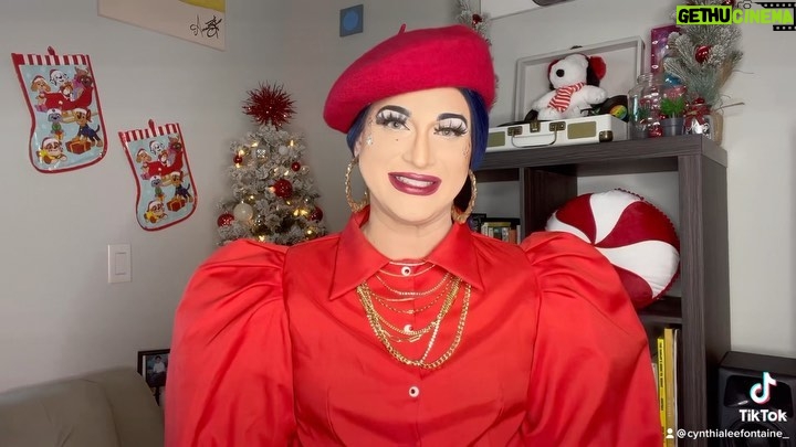 Cynthia Lee Fontaine Instagram - 🎄This video live performance I would like to Dedicated to all my cucu fans and all the @rupaulsdragrace fans around the world for your support during my recovery of my left hip replacement surgery . This journey with you guys was really a blessing in my life . Everyone please have a Happy Holidays ! Felices Fiestas 🎄 This week a new episode of ConvenientlyCucu Soon ! It’s another fun one ! Support! Vídeo , Concept , total look by me Song “ Joy To the World / Al Mundo Paz” Enjoy ! #fyp #foryoupage #happyholidays #feliznavidad🎄 #rupaulsdragrace #joytotheworld #almundopaz #felicesfiestaspatrias