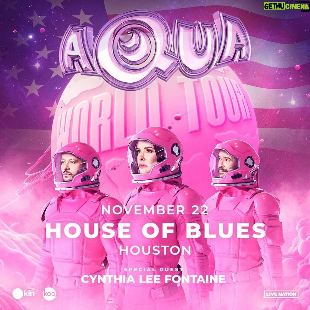 Cynthia Lee Fontaine Instagram - KOQ talent keeps joining the party of the Aqua World Tour. 🎤🎶🎟🌈💦 Texas shows will receive @cynthialeefontaine from Seasons 8 and 9 of RuPaul’s Drag race as Special Guest! #RupaulsDragRace #CucuQueen #CynthiaLeeFontaine #SpecialGuest #AquaWorldTour #BarbieGirl