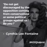 Cynthia Lee Fontaine Instagram – Cynthia Lee Fontaine is not only our Cucu Queen and a talented artist, but also a passionate advocate for philanthropy and social justice.

Her advocacy spans across various areas including LGBTQ+ rights, democracy, and HIV awareness.

Cynthia is #KOQtalent 

#cynthialeefontaine #dragqueens #dragoutthevote Austin, Texas