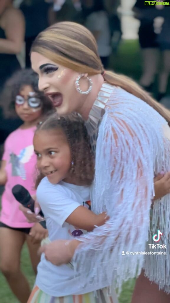 Cynthia Lee Fontaine Instagram - 💕Yesterday my first #pridemonth gig was at the second annual #RoundRock Pride in Texas . And All I have to say it was espectacular! I have the oportunity to perform in front of a beautiful diverse crowd . A family oriented event . All ages , in unity and solidarity for one purpose : A celebration of equality and love . And this beautiful children enjoy the show in a SAFE environment!!!!!! ! They dance all the time during my performance. All I do is to bring joy and happiness. Thats all ! Thanks to my friend @benststone and all the organization, Drag Performances cast and the attendance, for such a great Pride event ! My heart is so happy right now . This month I have more events and performances! And we will not be silenced : We will make some noise !!! #dragperformance #dragqueen #children #happypridemonth🏳️‍🌈 #felizmesdelorgullo🏳️‍🌈 #yallmeansall🌈 #fyp #fypシ #viral #niños #amor #equality #rupaulsdragrace #thankyou #gracias #honored #proudqueer #activist #advocate #hipreplacementrecovery #backonstage @Round Rock Pride @glaad @Human Rights Campaign @RuPaul’s Drag Race @Equality Texas @ACLU
