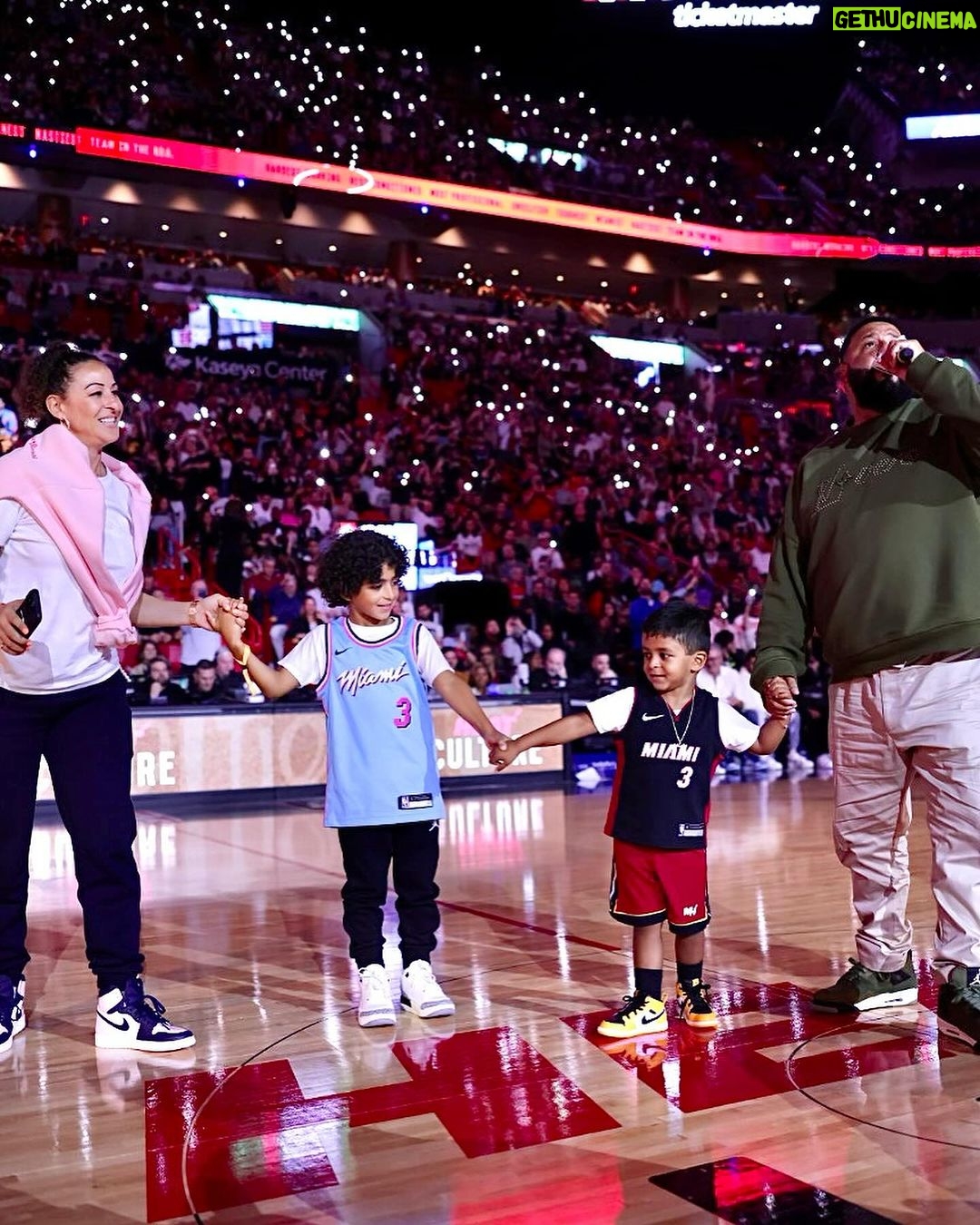 DJ Khaled Instagram - DADE COUNTY WADE COUNTY @miamiheat @wethebest CONGRATS HALL AND FAME @dwyanewade SWIPE FOR MIAMI HEAT