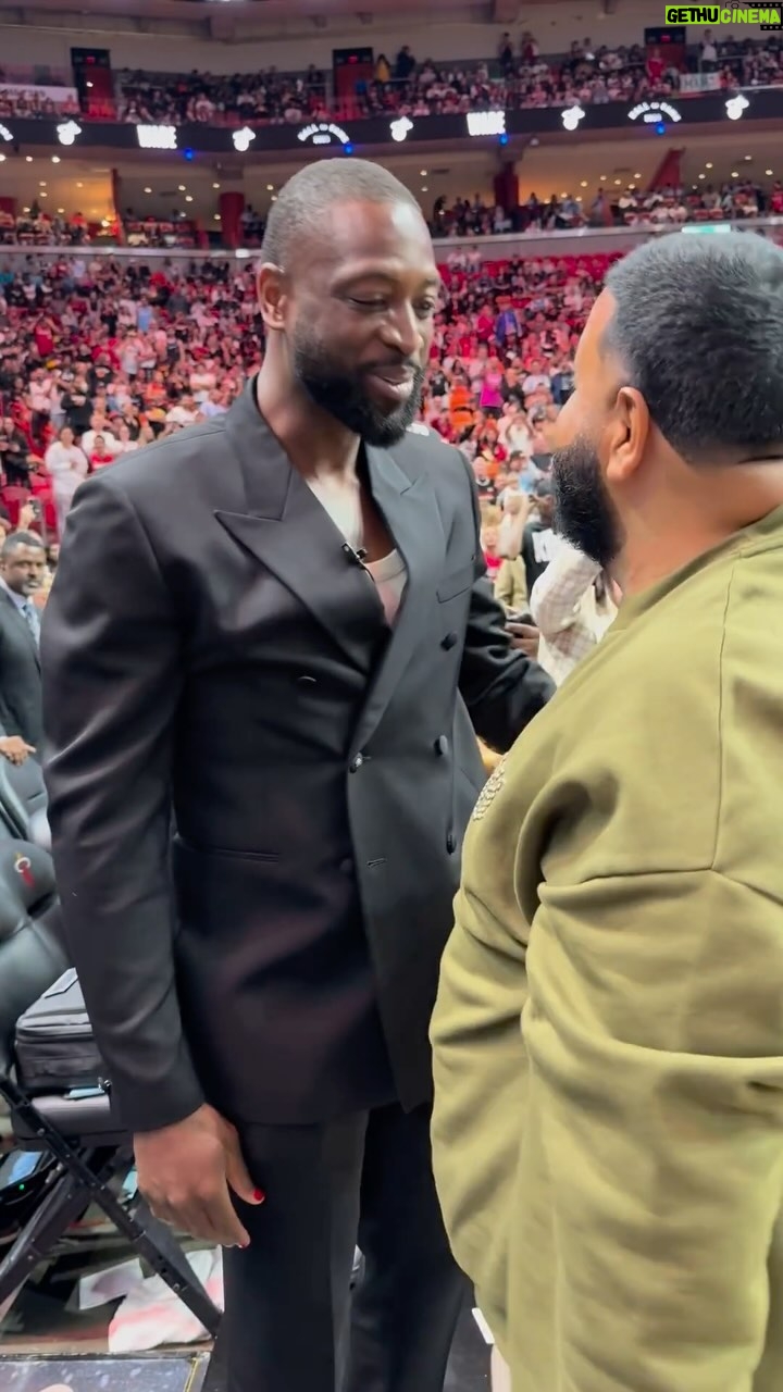 DJ Khaled Instagram - Congrats to the legendary @dwyanewade bless up ! HALL OF FAME 305 @dwyanewade ! @miamiheat !