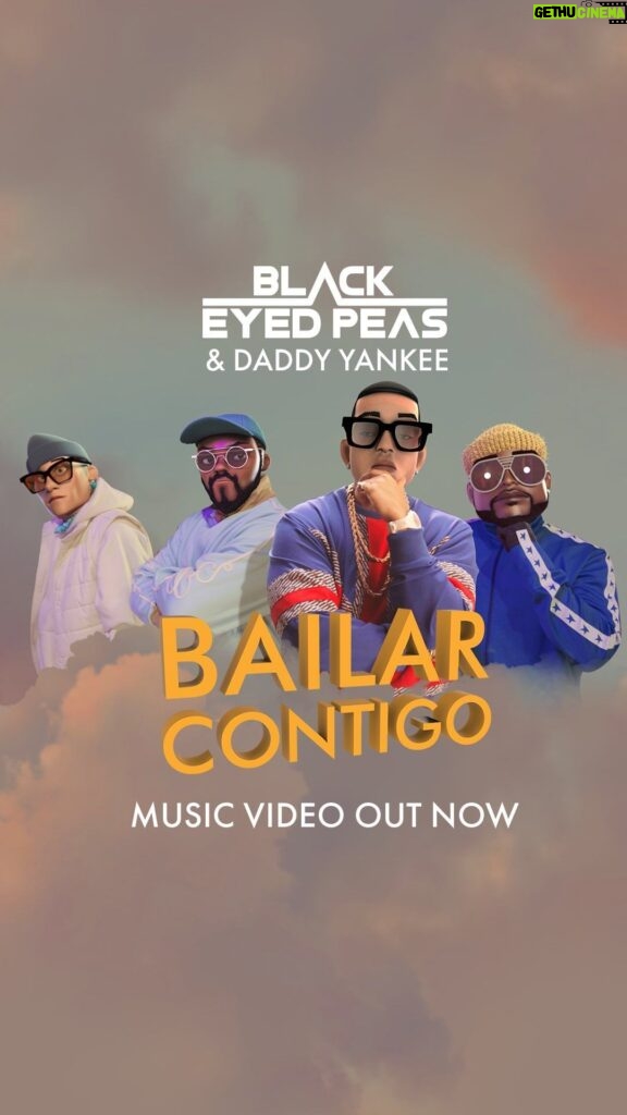 Daddy Yankee Instagram - 'BAILAR CONTIGO' 🪩🕺 OFFICIAL MUSIC VIDEO OUT NOW... Check out @blackeyedpeas x @daddyyankee's ultimate flow!🔥 Link in bio. #bailarcontigo