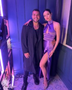 Dafne Fernández Instagram - Marta Lasierra 💜 Gracias @gualtercong por esa pasión que pones en tu trabajo. Y gracias a las manos que ejecutan tus ideas, Pepa Benítez. Os como🫶🏼 #4estrellas