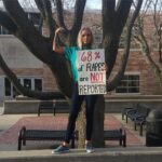Daisy Coleman Instagram - Do something about it, punks • • • #takebackthenight #safebae @safe_bae @youngcattattoos Emporia State University