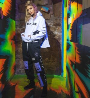 Daisy Coleman Instagram - ❄️🖕🏼 FUCK ICE 🖕🏼❄️
I was super stoked to be apart of the You Are The Runway event and to wear a piece from @darkdenim96 new collection. This event was seriously killer and I can’t thank all of the designers and curators enough for allowing me to be apart ⚡️ Photographer: @k3images 
designer:  @darkdenim96 
hair: @frankiedoesmyhair_
make-up: @jessthepixxie.artistry