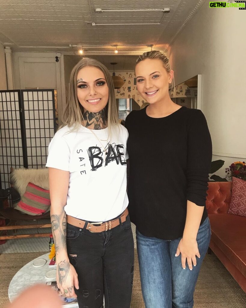 Daisy Coleman Instagram - What a crazy past few days it has been for me! I would like to thank @worldchildhoodfoundation for having @charliecoleman4 and I as your guest speakers on behalf of @safe_bae. (I still can’t believe I just met the queen of Sweden) Secondly, I’d like to thank @nicetattooparlor for allowing me to tattoo four different survivors in their shop while I was in town. I’m unbelievably blessed for every opportunity I’ve been given to help others, especially to do so through art. Finally, thank you to all of you who have helped me get this far and have believed in me every step of the way. I truly wouldn’t be here without you all. The Plaza Hotel
