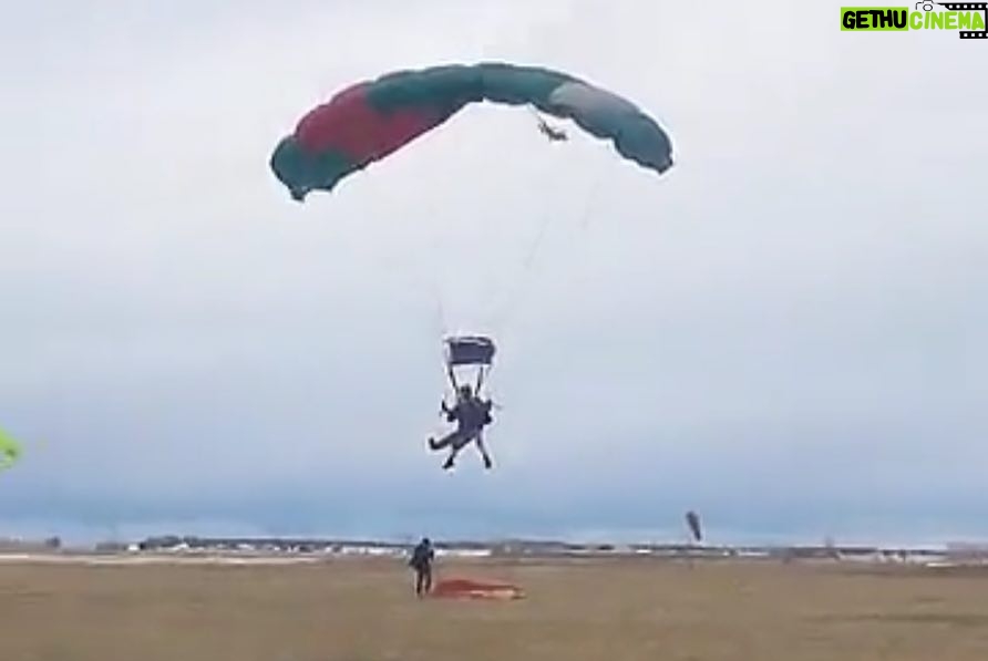 Daisy Coleman Instagram - I’m keeping most of my actual tandem skydiving pictures to myself because I look like a terrified squirrel in them, but please do enjoy these gems of your fav purple potato 💜🥔 Also, Rest In Peace, Dan. I’ve heard you were a super cool guy Colorado Springs, Colorado