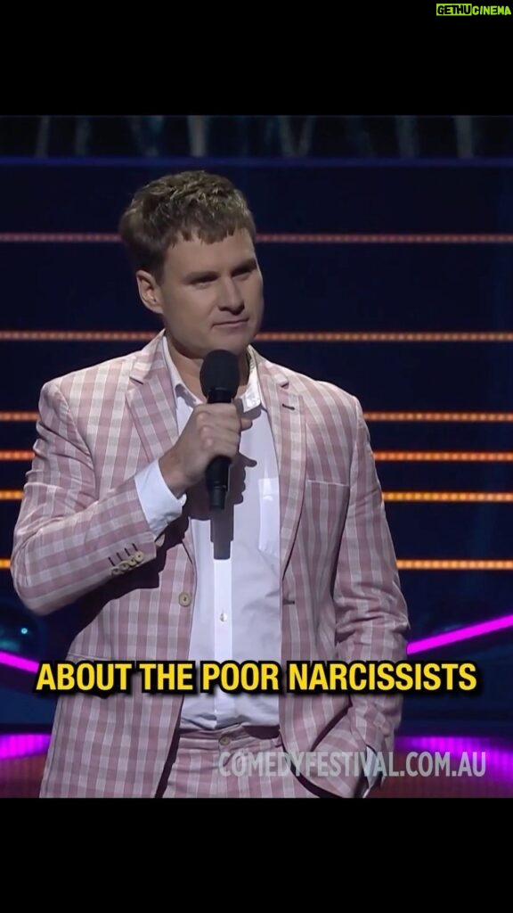 Damien Power Instagram - We’re in an epidemic of narcissism... . . (Filmed at the 2022 Melbourne International Comedy Festival. Watch the Opening Night Comedy Allstars Supershow, in full on ABC iView.) #comedy #comedyvideos #narcissism #mentalillness #reels