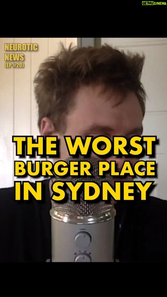 Damien Power Instagram - Taken from Episode #20 of Neurotic News - full episodes available on all podcast apps and Youtube. . . . . #comedy #comedyvideos #podcast #worst #burger #sydneylockdown #brisbane #melbourne #podcast