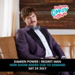 Damien Power Instagram – Fri and Sat sold out, Sunday nearly sold out — Extra show added this Saturday 5pm tickets: DamienPower.com