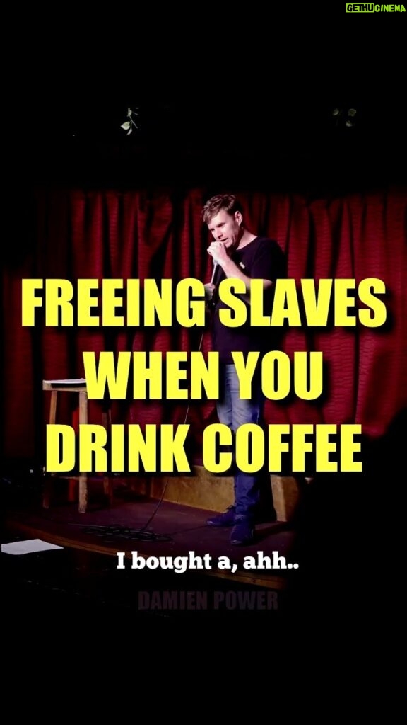 Damien Power Instagram - I will be peforming at the Brisbane Comedy Festival July 20th-25th. Tickets available now at DamienPower.com. . . . . #comedyvideos #standupcomedy #coffee #rainforestalliance #brisbane #brisbanecomedyfestival