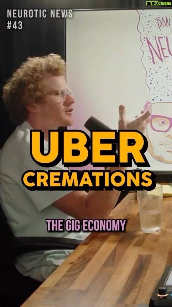 Damien Power Instagram - Uber cremations.