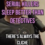 Damien Power Instagram - Why serial killers sleep better than the detectives.