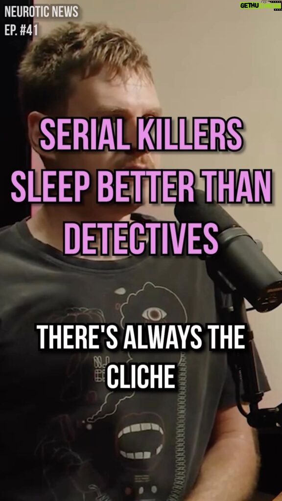Damien Power Instagram - Why serial killers sleep better than the detectives.